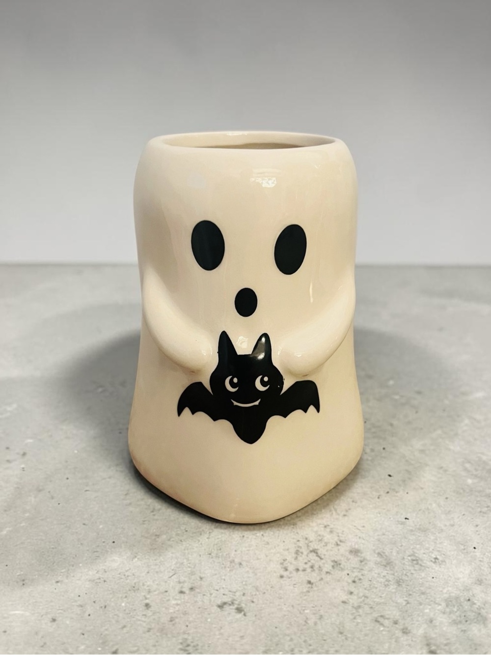 Ceramic Ghost Candle – Falling Leaves Scent – 6.5 oz
